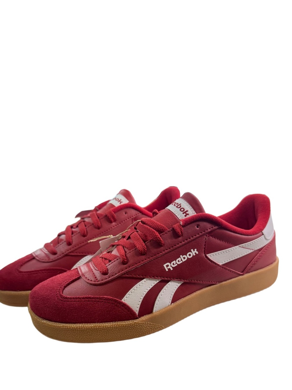 Reebok Smash Edge S Flash Red White Gum Sneakers Men's Size 10 - Picture 8 of 13